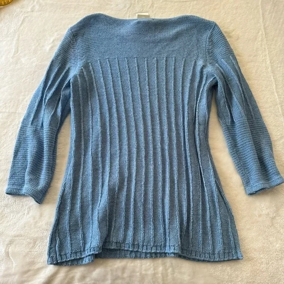 NWT Charter Club Knitted Yarn Long Sleeve Shirt - Picture 2 of 4